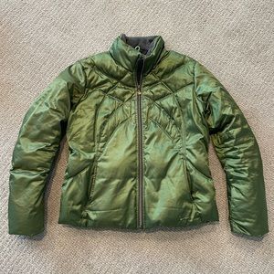 Vintage Nike ACG Y2K Collection Puffer Jacket in Lime - Women’s L